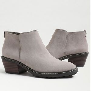 Sam Edelman PRYCE ANKLE BOOTIE, NWOT/NWOB, Suede, Putty
